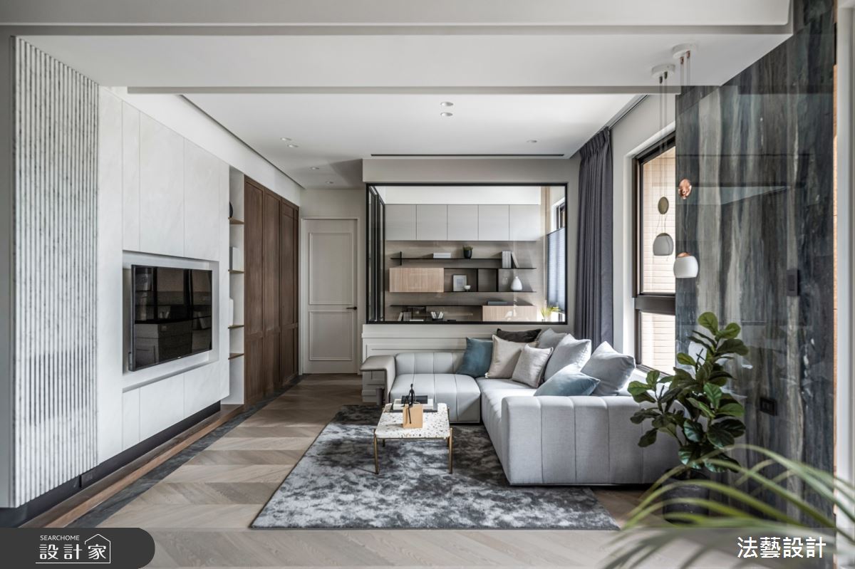 30坪毛胚屋＿混搭風客廳書房案例圖片＿法藝設計＿法藝_幸福的意義之3