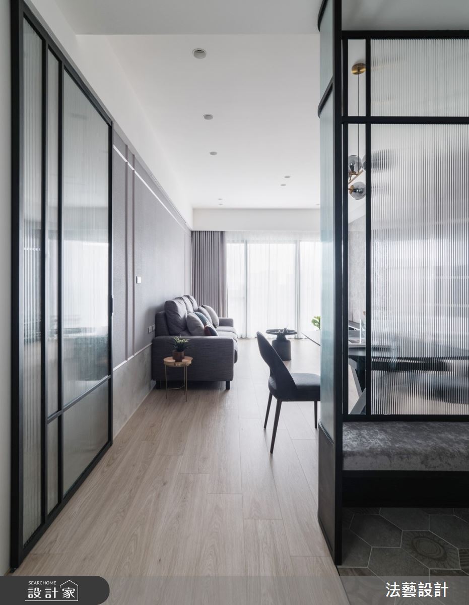 20坪新成屋(5年以下)＿混搭風玄關案例圖片＿法藝設計＿法藝_一抹微醺之4