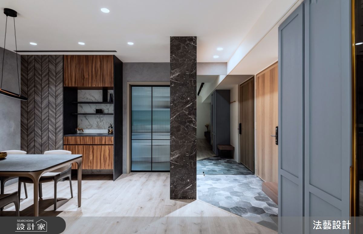 26坪新成屋(5年以下)＿混搭風餐廳案例圖片＿法藝設計＿法藝_紳藍之家之1