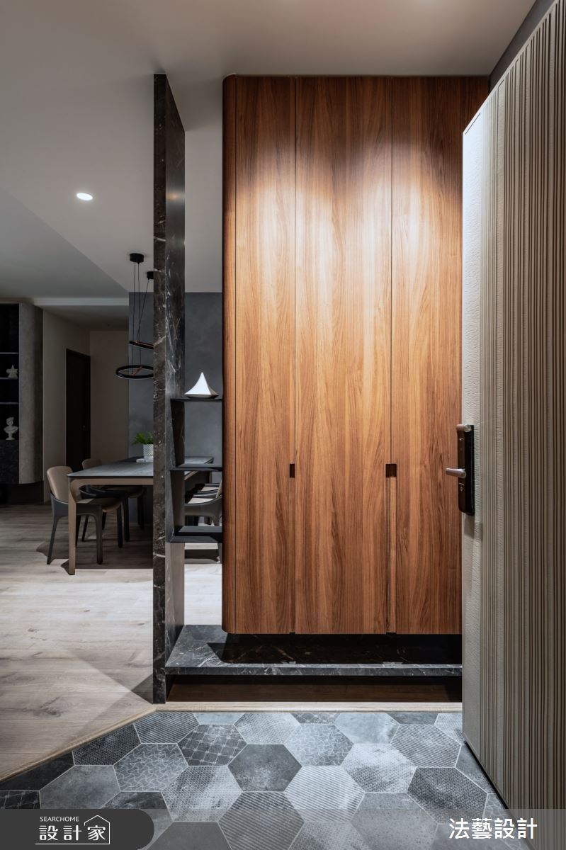 26坪新成屋(5年以下)＿混搭風玄關案例圖片＿法藝設計＿法藝_紳藍之家之4