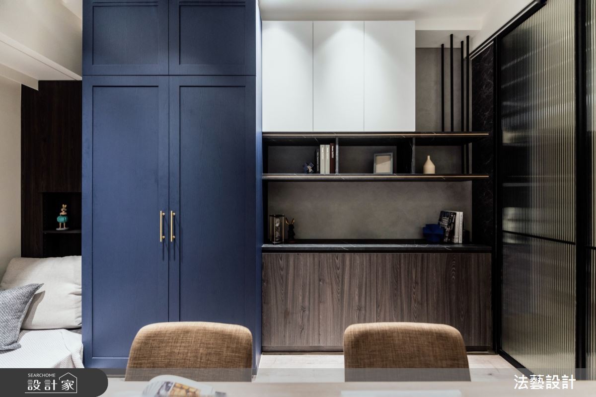 26坪新成屋(5年以下)＿混搭風書房案例圖片＿法藝設計＿法藝_紳藍之家之22