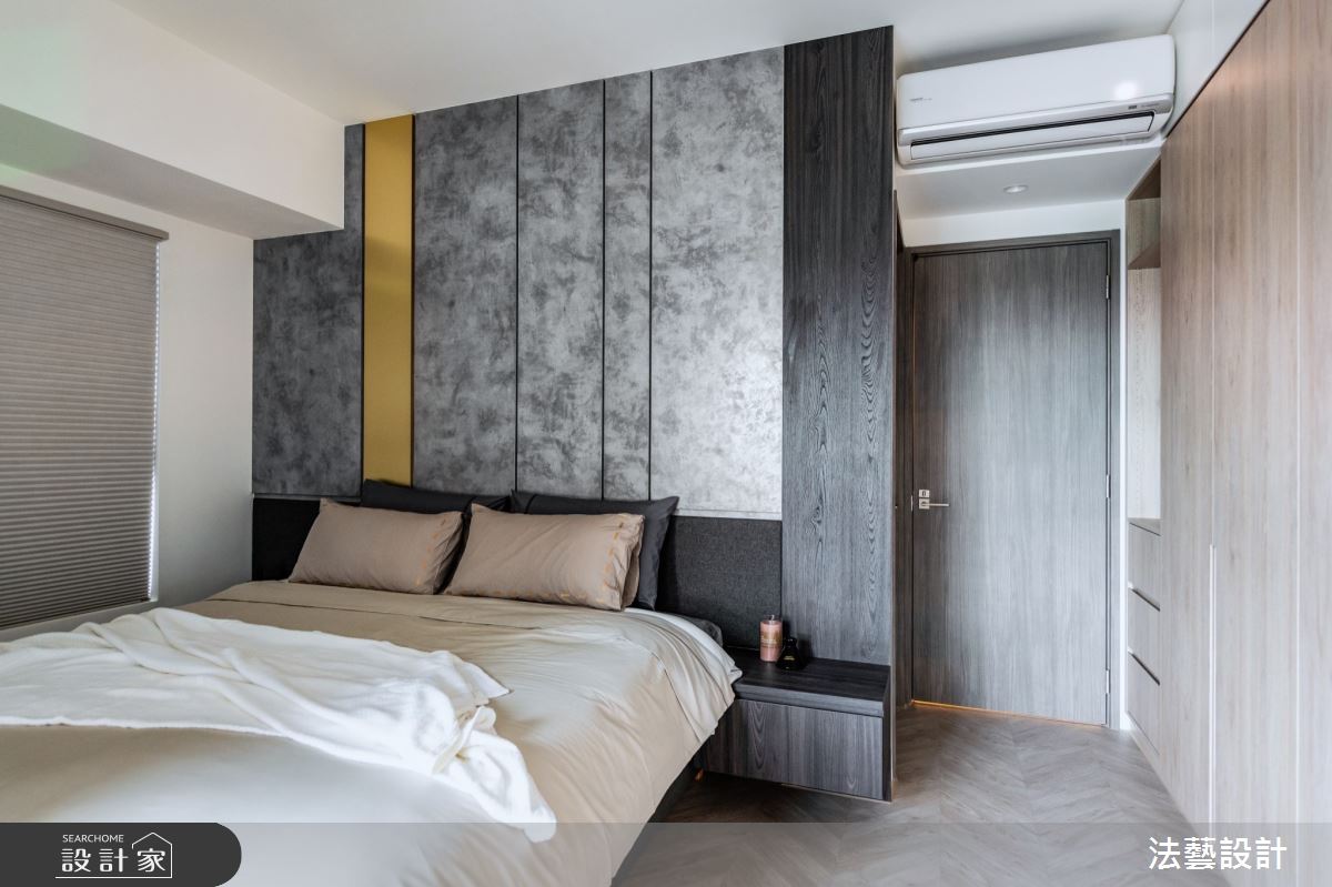 26坪新成屋(5年以下)＿混搭風臥室案例圖片＿法藝設計＿法藝_紳藍之家之23