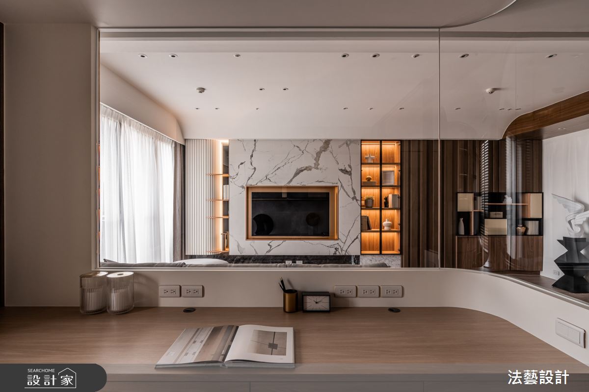26坪新成屋(5年以下)＿混搭風書房案例圖片＿法藝設計＿法藝_蔚藍之境之20