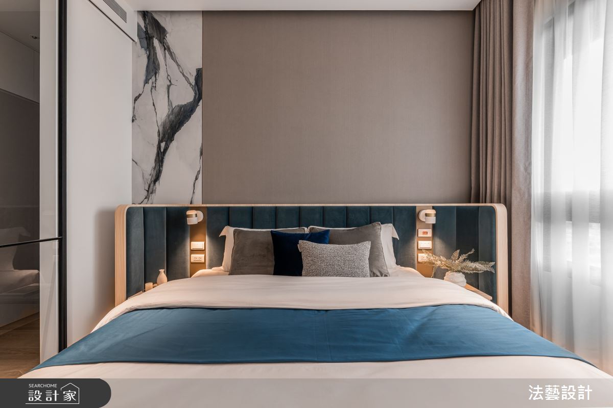 26坪新成屋(5年以下)＿混搭風臥室案例圖片＿法藝設計＿法藝_蔚藍之境之24