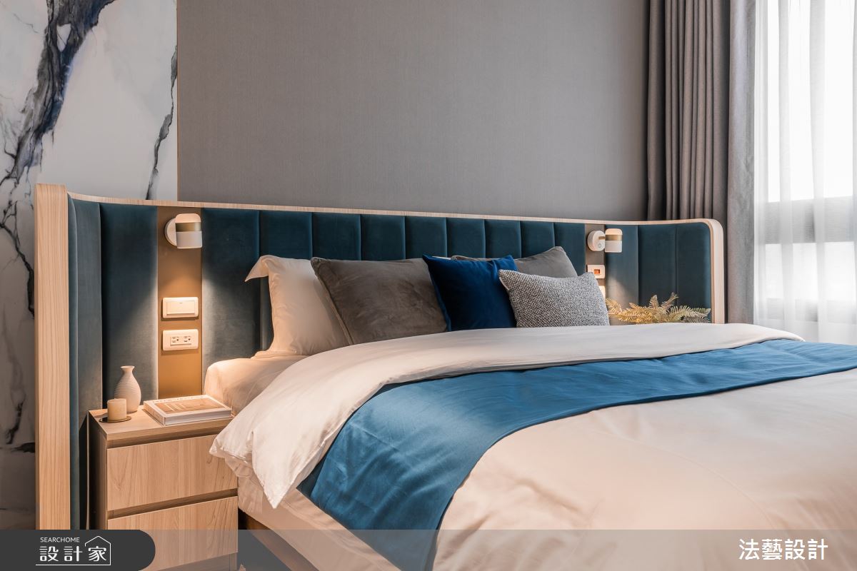 26坪新成屋(5年以下)＿混搭風臥室案例圖片＿法藝設計＿法藝_蔚藍之境之25