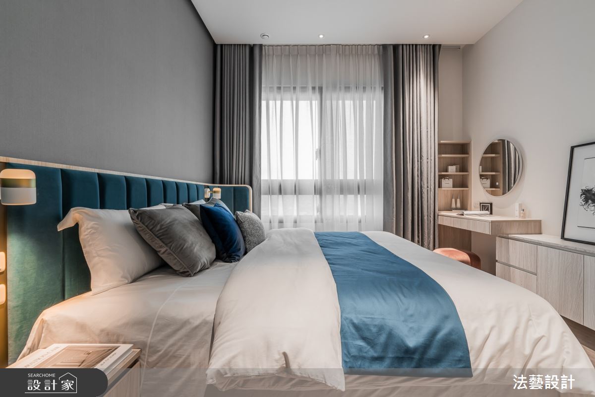 26坪新成屋(5年以下)＿混搭風臥室案例圖片＿法藝設計＿法藝_蔚藍之境之22