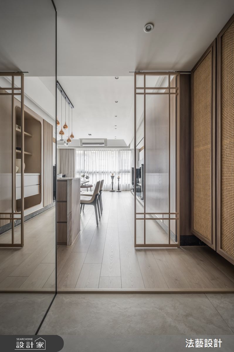 36坪中古屋(5~15年)＿混搭風玄關案例圖片＿法藝設計＿法藝_暖心蒔光之2