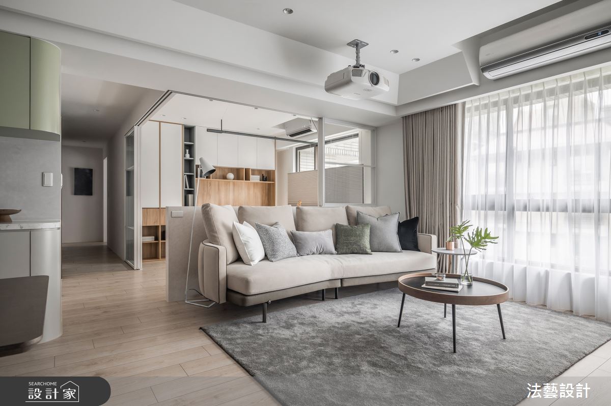 36坪中古屋(5~15年)＿混搭風客廳案例圖片＿法藝設計＿法藝_暖心蒔光之9