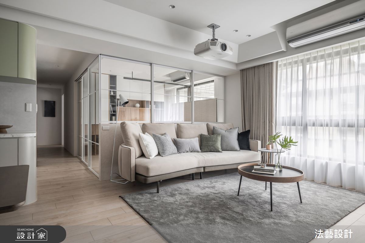 36坪中古屋(5~15年)＿混搭風客廳案例圖片＿法藝設計＿法藝_暖心蒔光之10