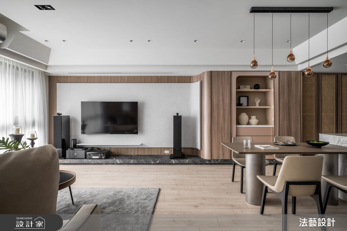 36坪中古屋(5~15年)＿混搭風客廳餐廳案例圖片＿法藝設計＿法藝_暖心蒔光之11
