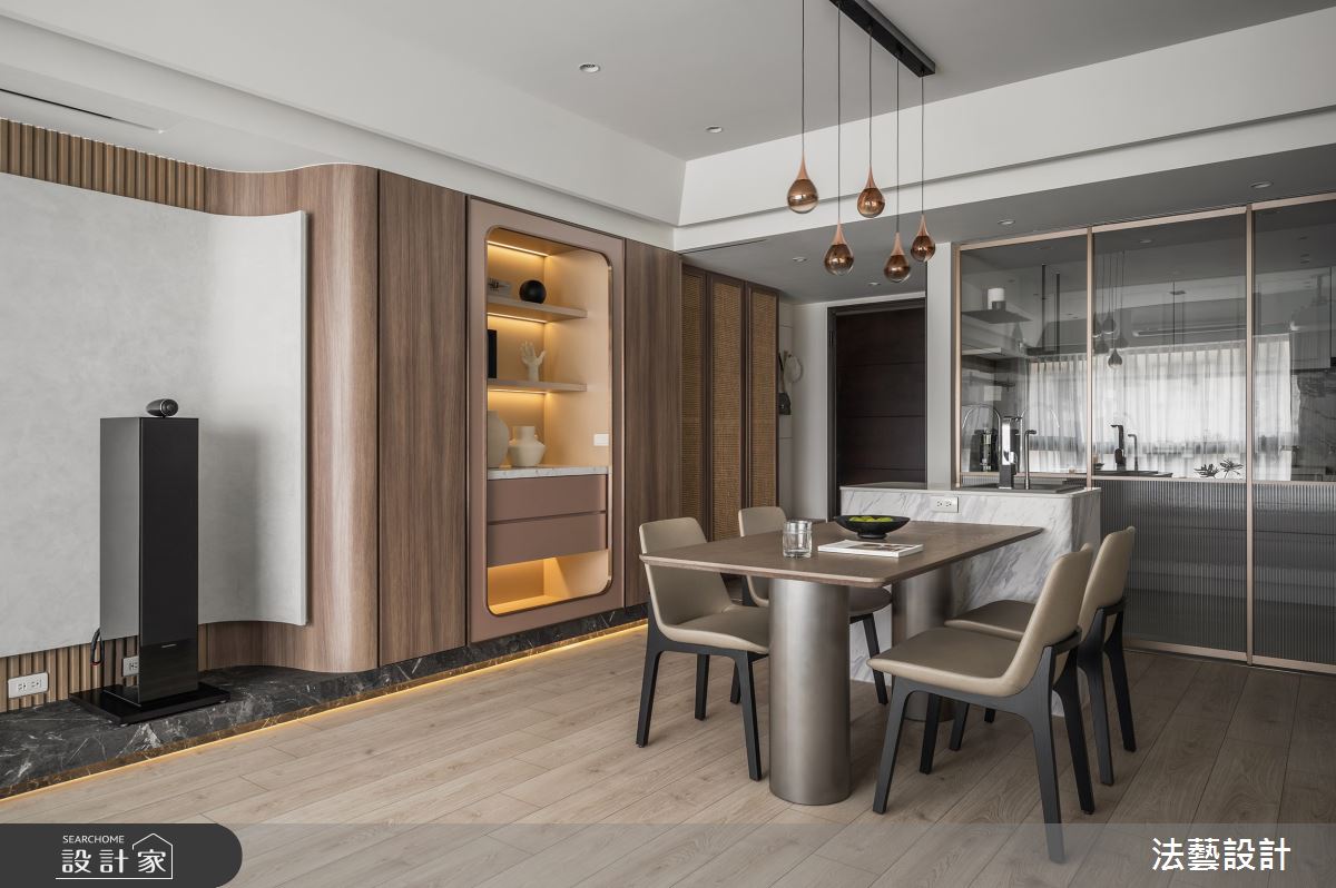 36坪中古屋(5~15年)＿混搭風餐廳中島案例圖片＿法藝設計＿法藝_暖心蒔光之13