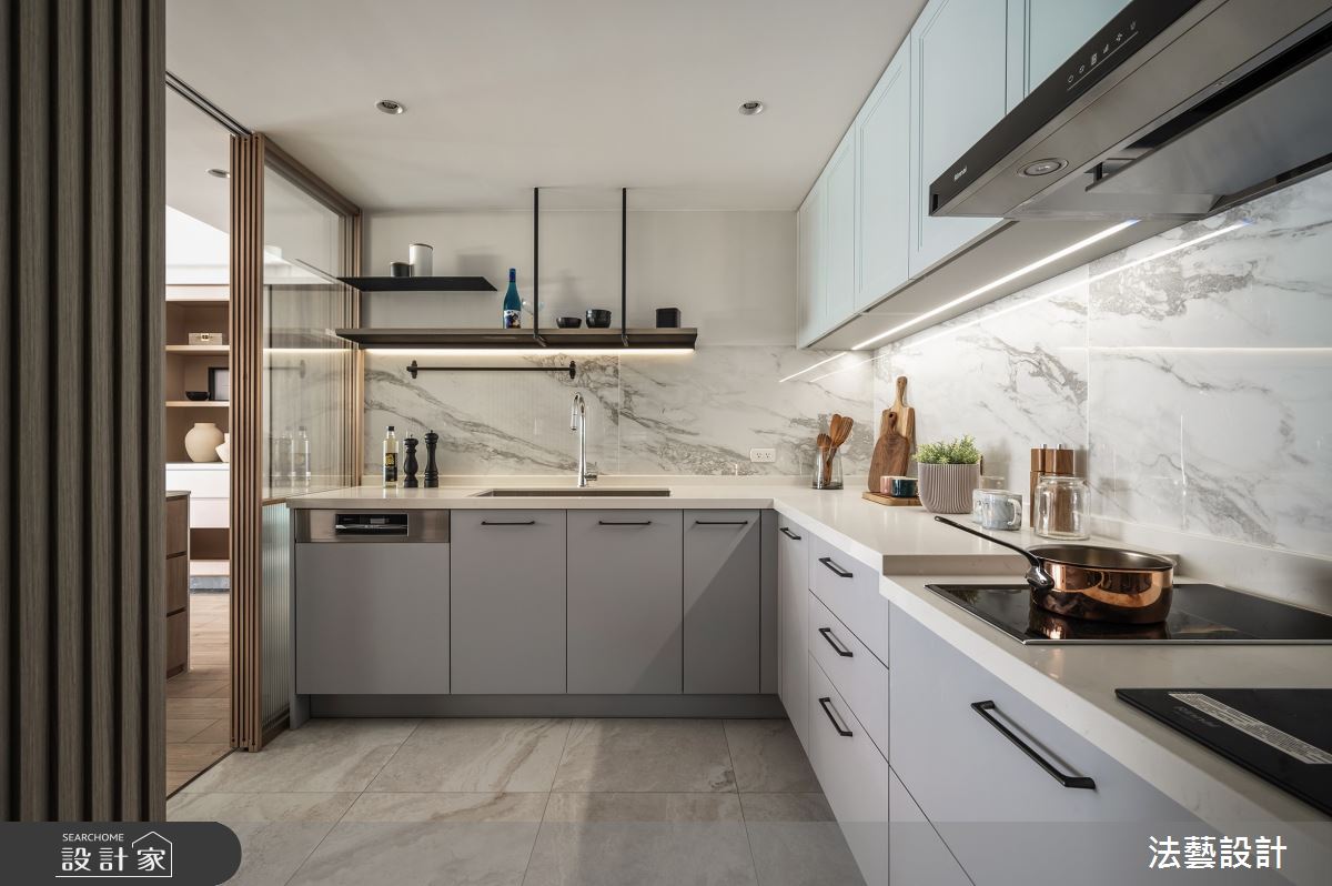 36坪中古屋(5~15年)＿混搭風廚房案例圖片＿法藝設計＿法藝_暖心蒔光之17