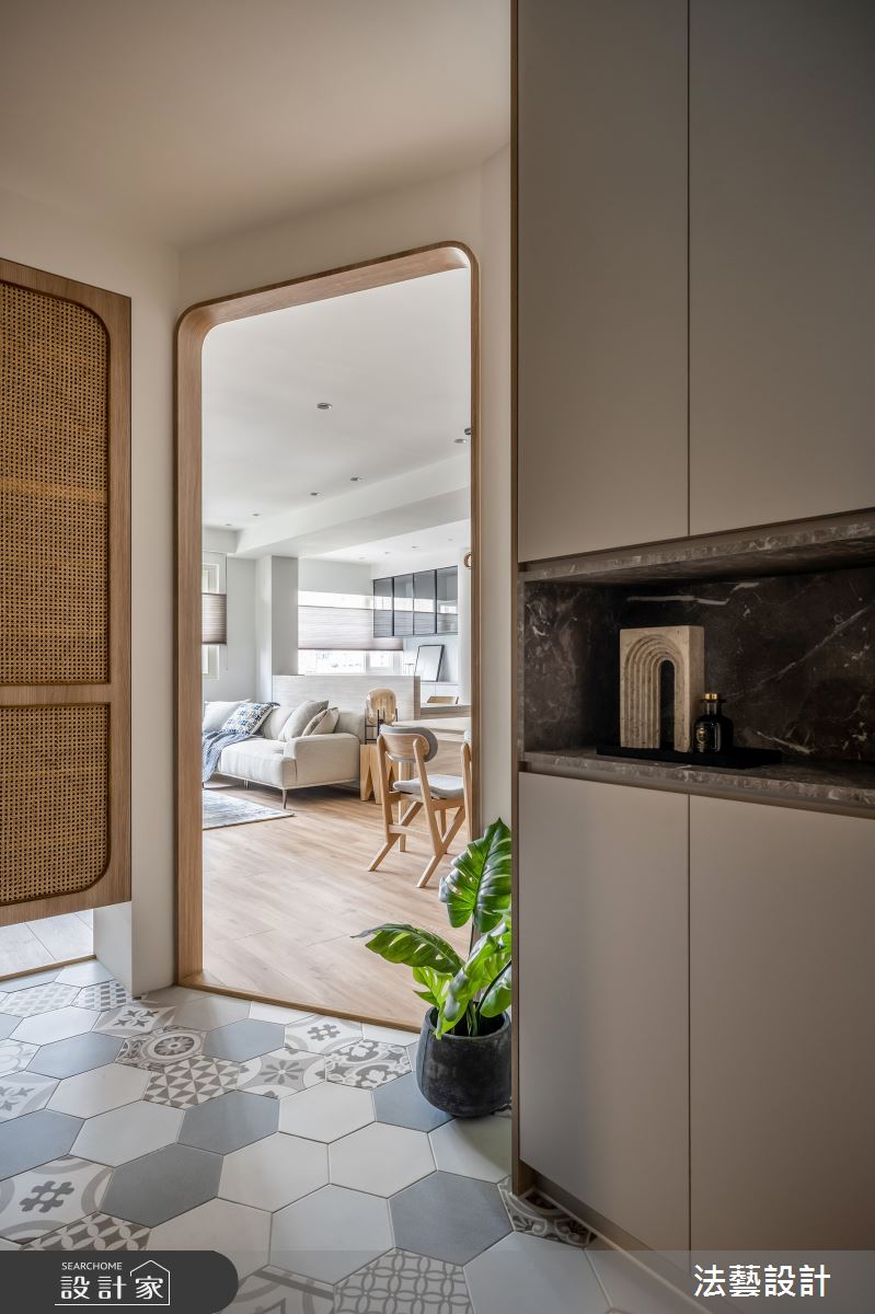 37坪老屋(31~40年)＿現代風玄關案例圖片＿法藝設計＿法藝_春日暖暖之2