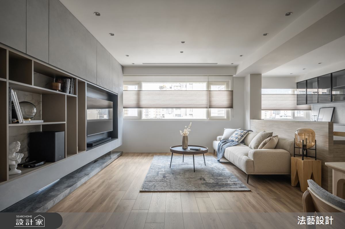 37坪老屋(31~40年)＿現代風客廳案例圖片＿法藝設計＿法藝_春日暖暖之6