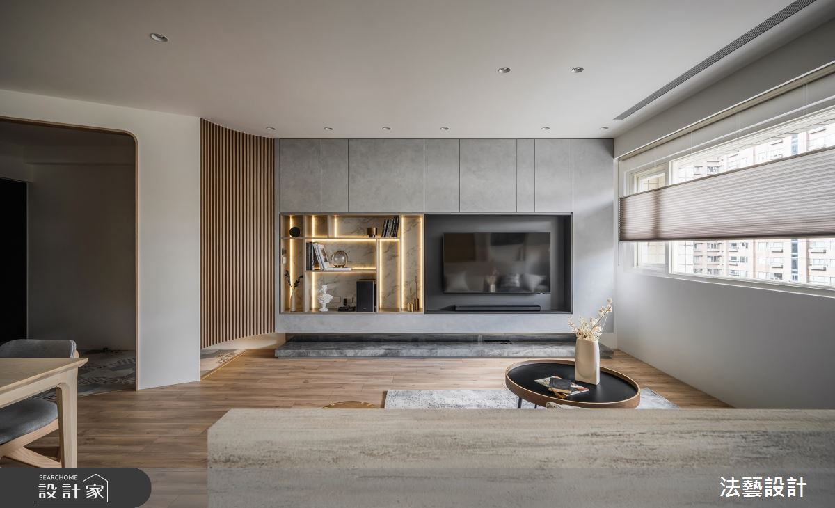 37坪老屋(31~40年)＿現代風客廳案例圖片＿法藝設計＿法藝_春日暖暖之7
