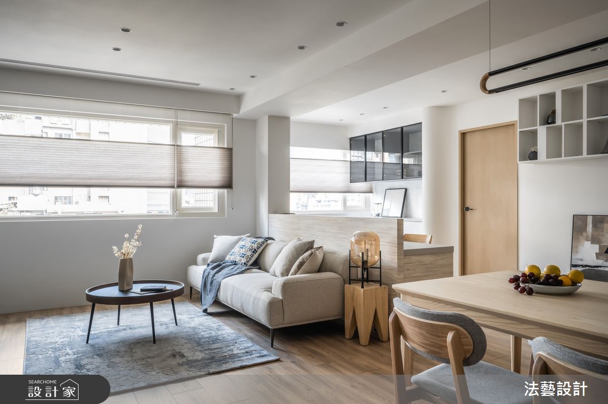 37坪老屋(31~40年)＿現代風客廳餐廳案例圖片＿法藝設計＿法藝_春日暖暖之10