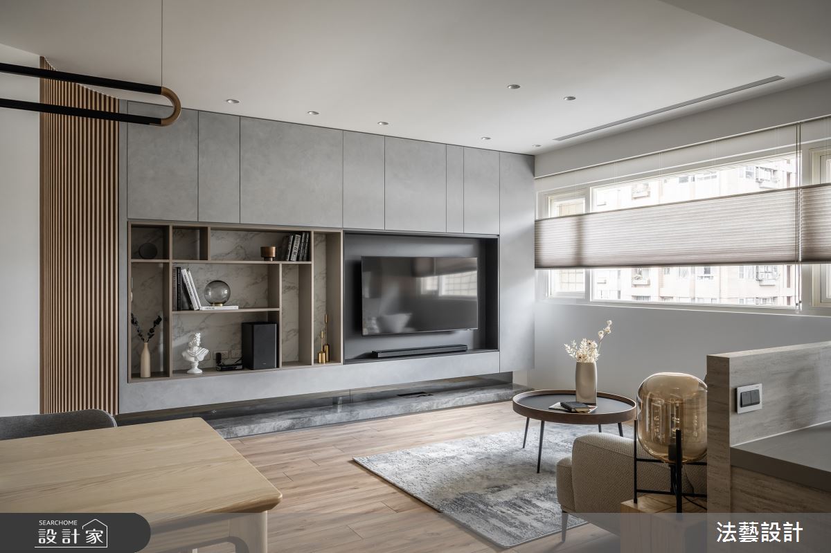 37坪老屋(31~40年)＿現代風客廳餐廳案例圖片＿法藝設計＿法藝_春日暖暖之8