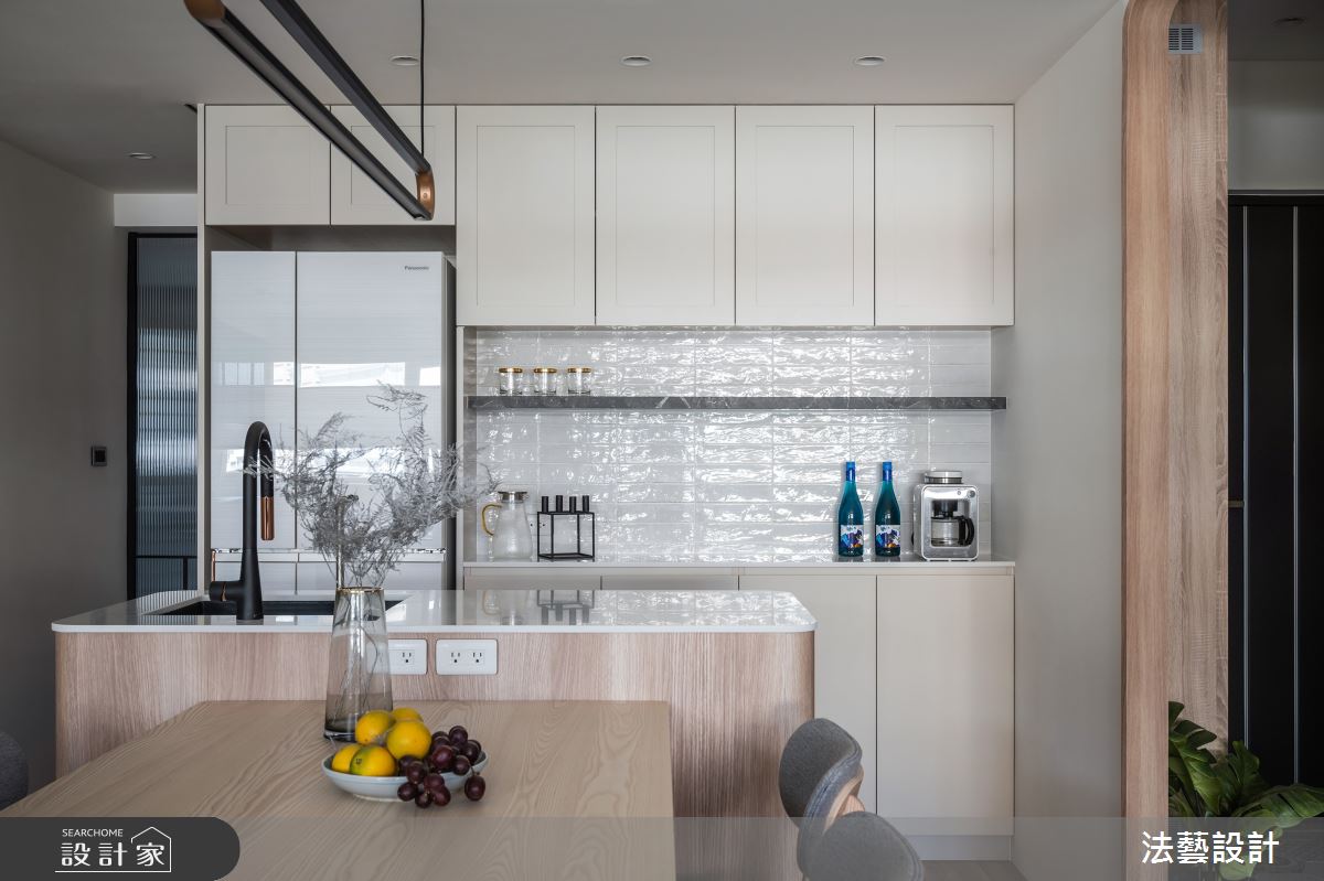 37坪老屋(31~40年)＿現代風餐廳廚房中島案例圖片＿法藝設計＿法藝_春日暖暖之20