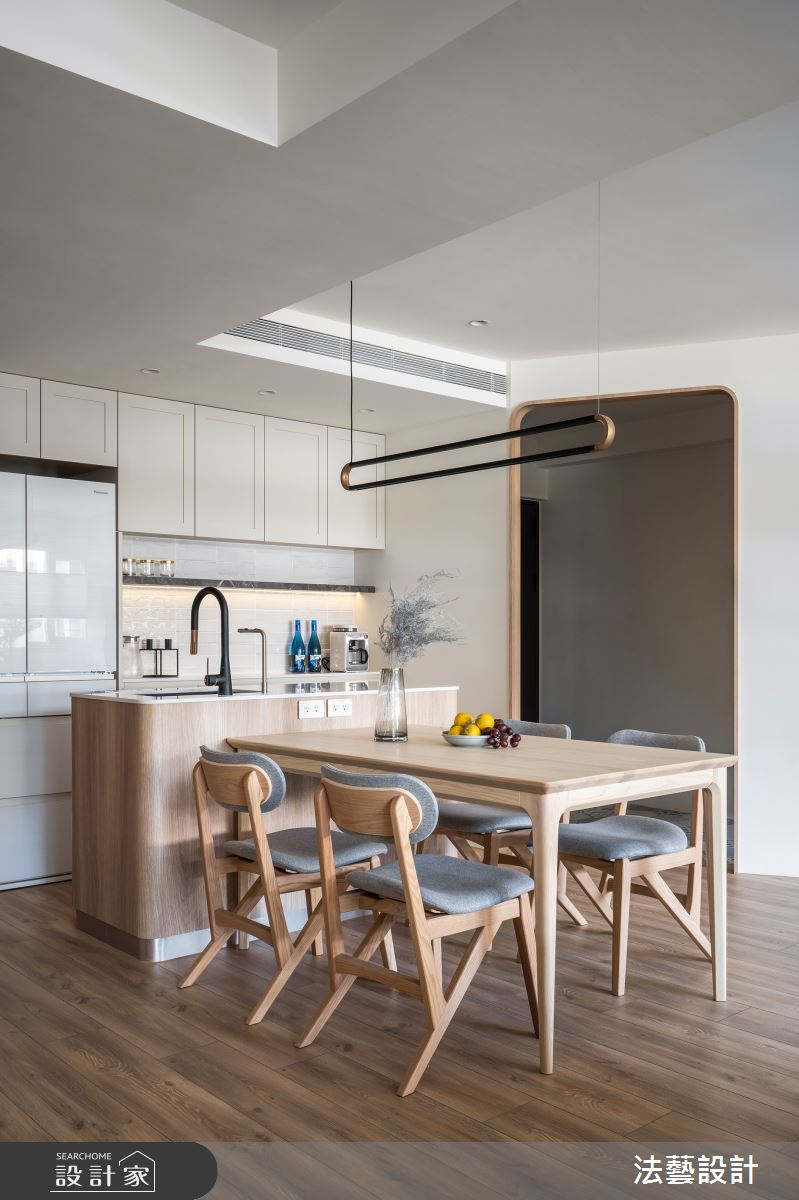 37坪老屋(31~40年)＿現代風餐廳廚房中島案例圖片＿法藝設計＿法藝_春日暖暖之19