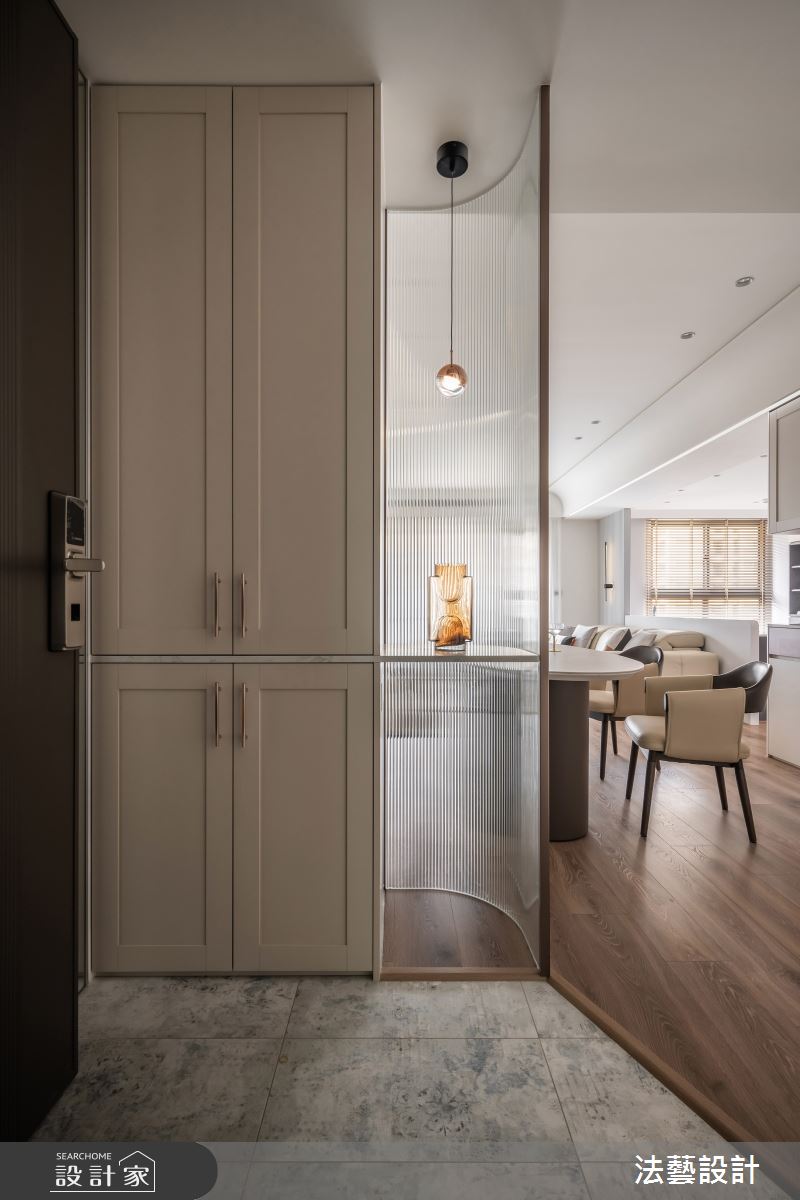 30坪新成屋(5年以下)＿北歐風玄關案例圖片＿法藝設計＿法藝_微醺光蘊之1