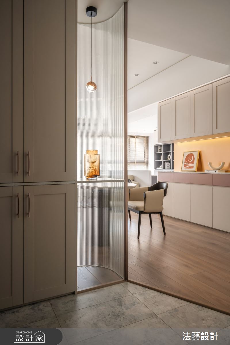 30坪新成屋(5年以下)＿北歐風玄關案例圖片＿法藝設計＿法藝_微醺光蘊之2