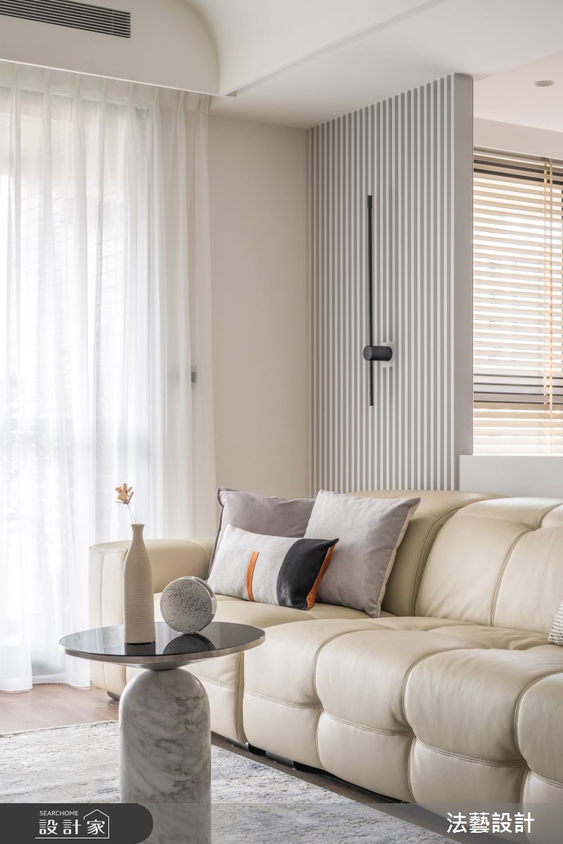 30坪新成屋(5年以下)＿北歐風客廳案例圖片＿法藝設計＿法藝_微醺光蘊之13