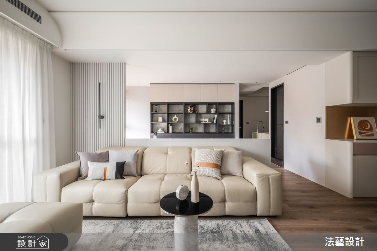 30坪新成屋(5年以下)＿北歐風客廳書房案例圖片＿法藝設計＿法藝_微醺光蘊之11