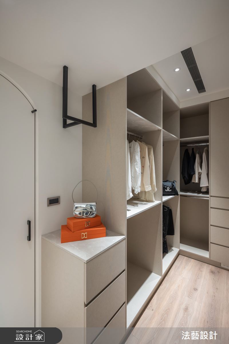 30坪新成屋(5年以下)＿北歐風更衣間案例圖片＿法藝設計＿法藝_微醺光蘊之23