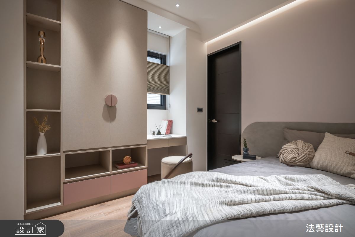 30坪新成屋(5年以下)＿北歐風客房案例圖片＿法藝設計＿法藝_微醺光蘊之25