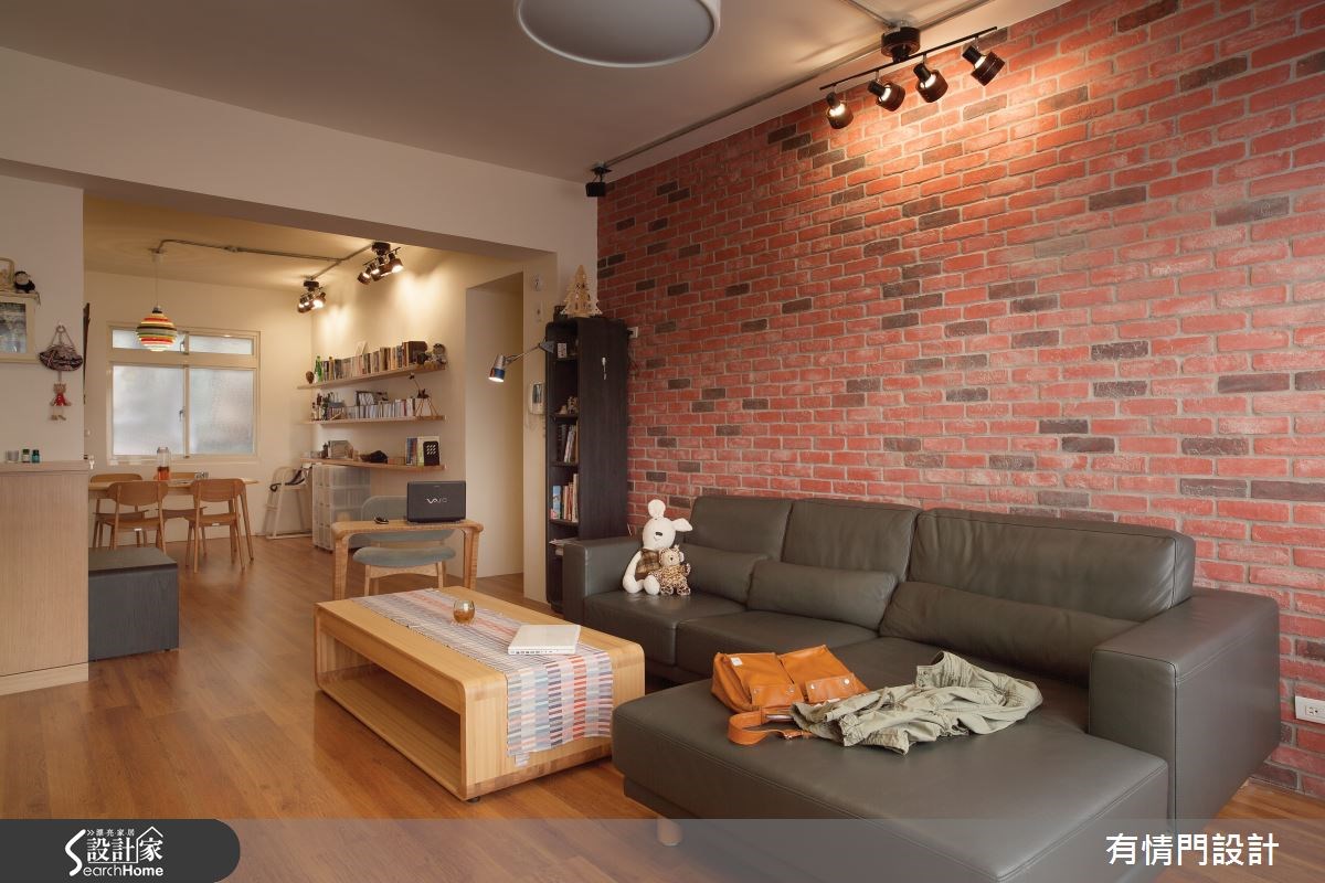 37坪中古屋(5~15年)＿工業風客廳案例圖片＿有情門＿有情門_02之4