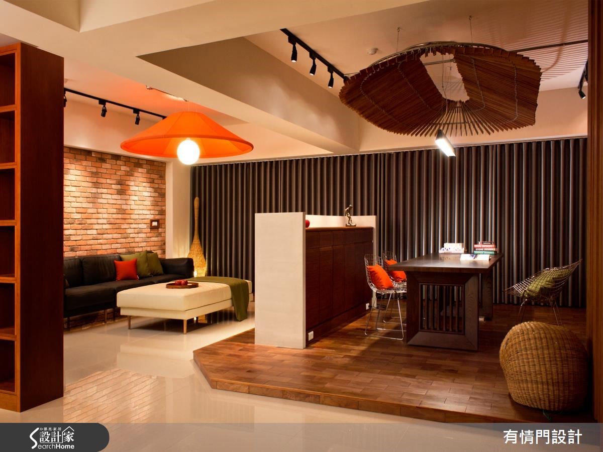 45坪新成屋(5年以下)＿新中式風客廳書房案例圖片＿有情門＿有情門_04之4