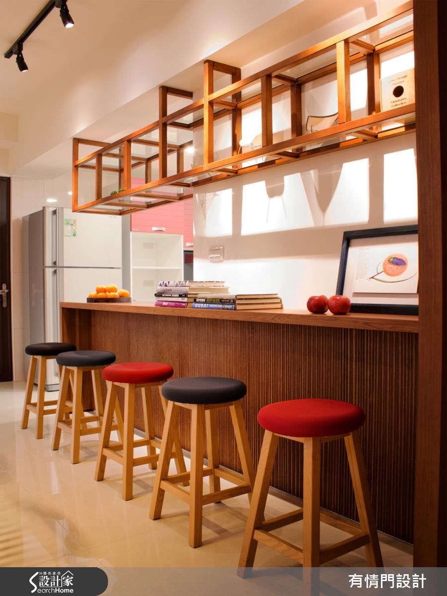 45坪新成屋(5年以下)＿新中式風吧檯案例圖片＿有情門＿有情門_04之7