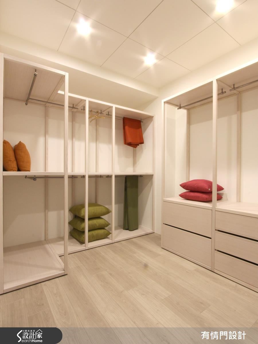 72坪新成屋(5年以下)＿簡約風更衣間案例圖片＿有情門＿有情門_05之6