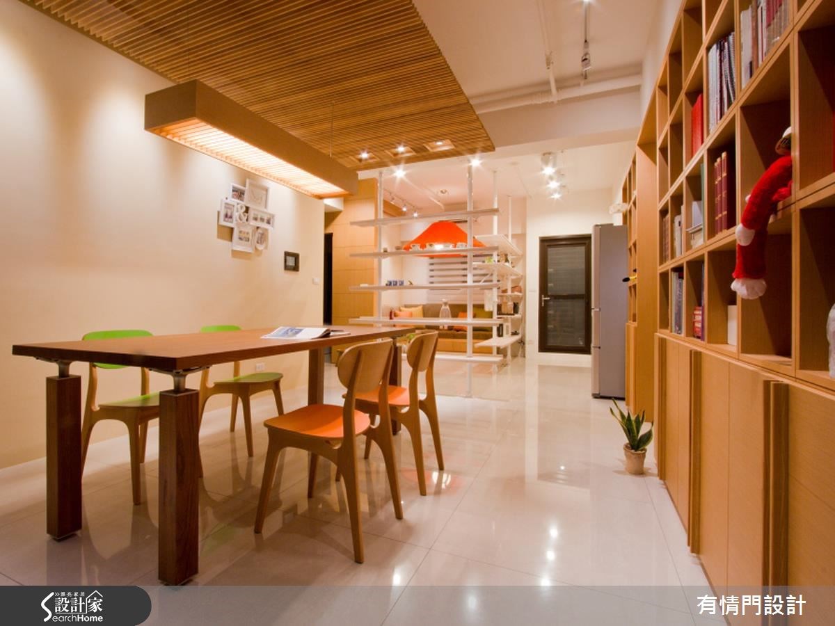 20坪新成屋(5年以下)＿工業風餐廳書房案例圖片＿有情門＿有情門_06之4