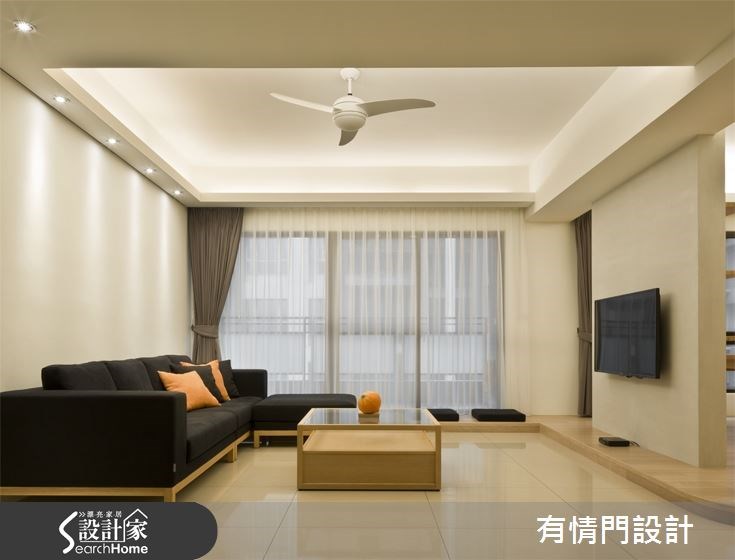 37坪新成屋(5年以下)＿北歐風客廳案例圖片＿有情門＿有情門_07之2