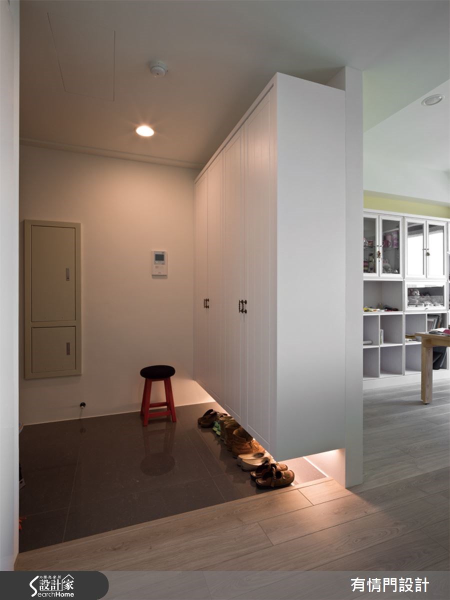30坪新成屋(5年以下)＿鄉村風玄關案例圖片＿有情門＿有情門_08之1