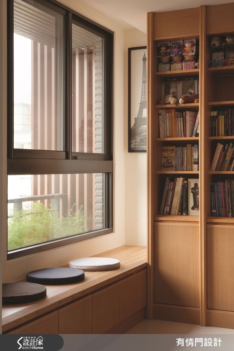 25坪中古屋(5~15年)＿人文禪風書房臥榻案例圖片＿有情門＿有情門_09之9
