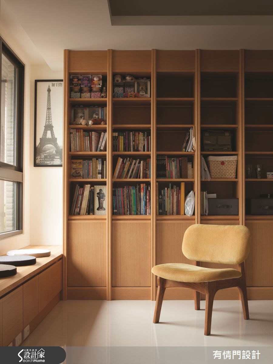 25坪中古屋(5~15年)＿人文禪風書房臥榻案例圖片＿有情門＿有情門_09之3824