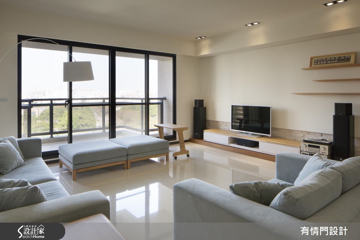 50坪新成屋(5年以下)＿鄉村風客廳案例圖片＿有情門＿有情門_11之5