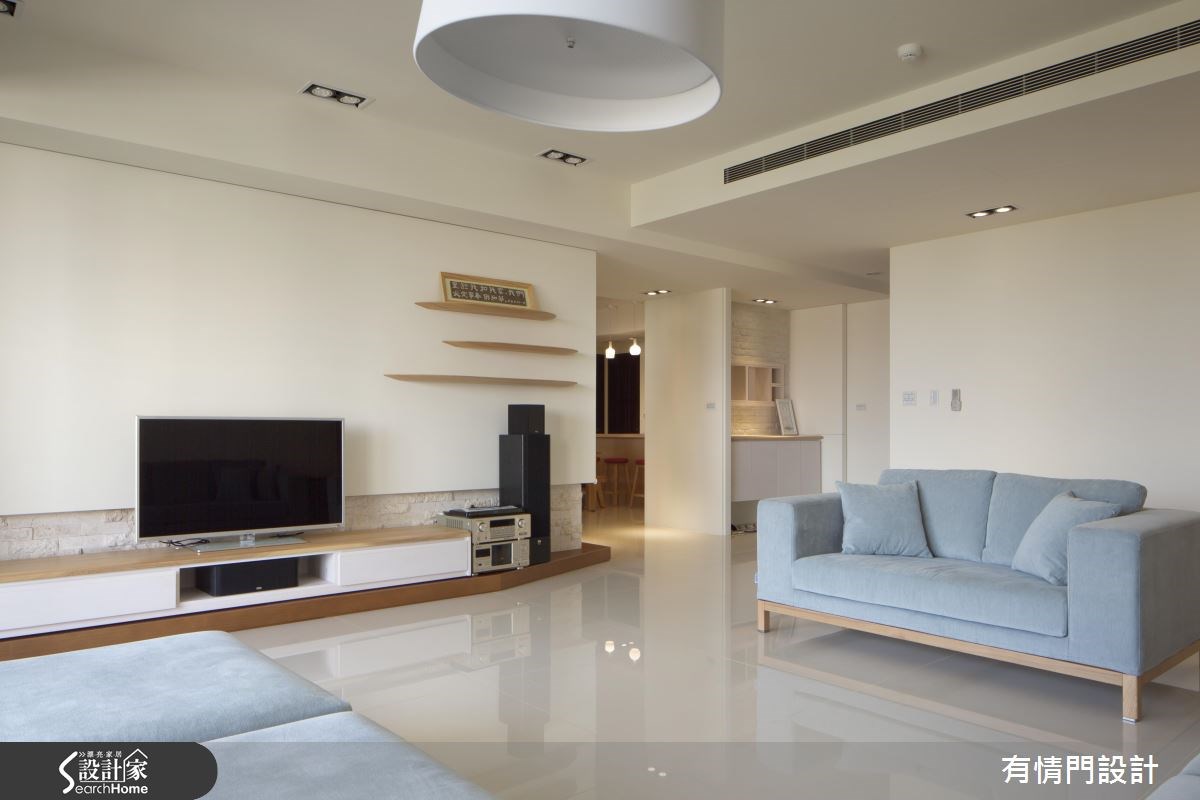 50坪新成屋(5年以下)＿鄉村風客廳案例圖片＿有情門＿有情門_11之6