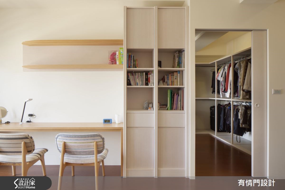 50坪新成屋(5年以下)＿鄉村風臥室更衣間案例圖片＿有情門＿有情門_11之17