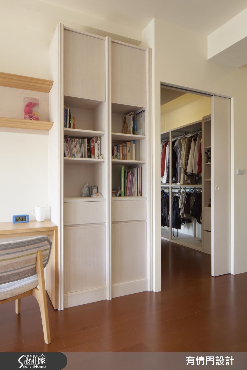 50坪新成屋(5年以下)＿鄉村風臥室更衣間案例圖片＿有情門＿有情門_11之18