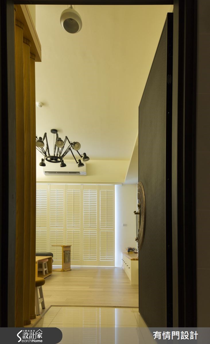 22坪新成屋(5年以下)＿鄉村風走廊案例圖片＿有情門＿有情門_13之1