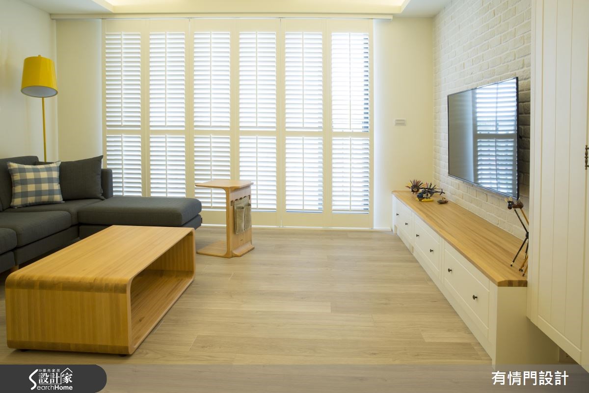 22坪新成屋(5年以下)＿鄉村風客廳案例圖片＿有情門＿有情門_13之5