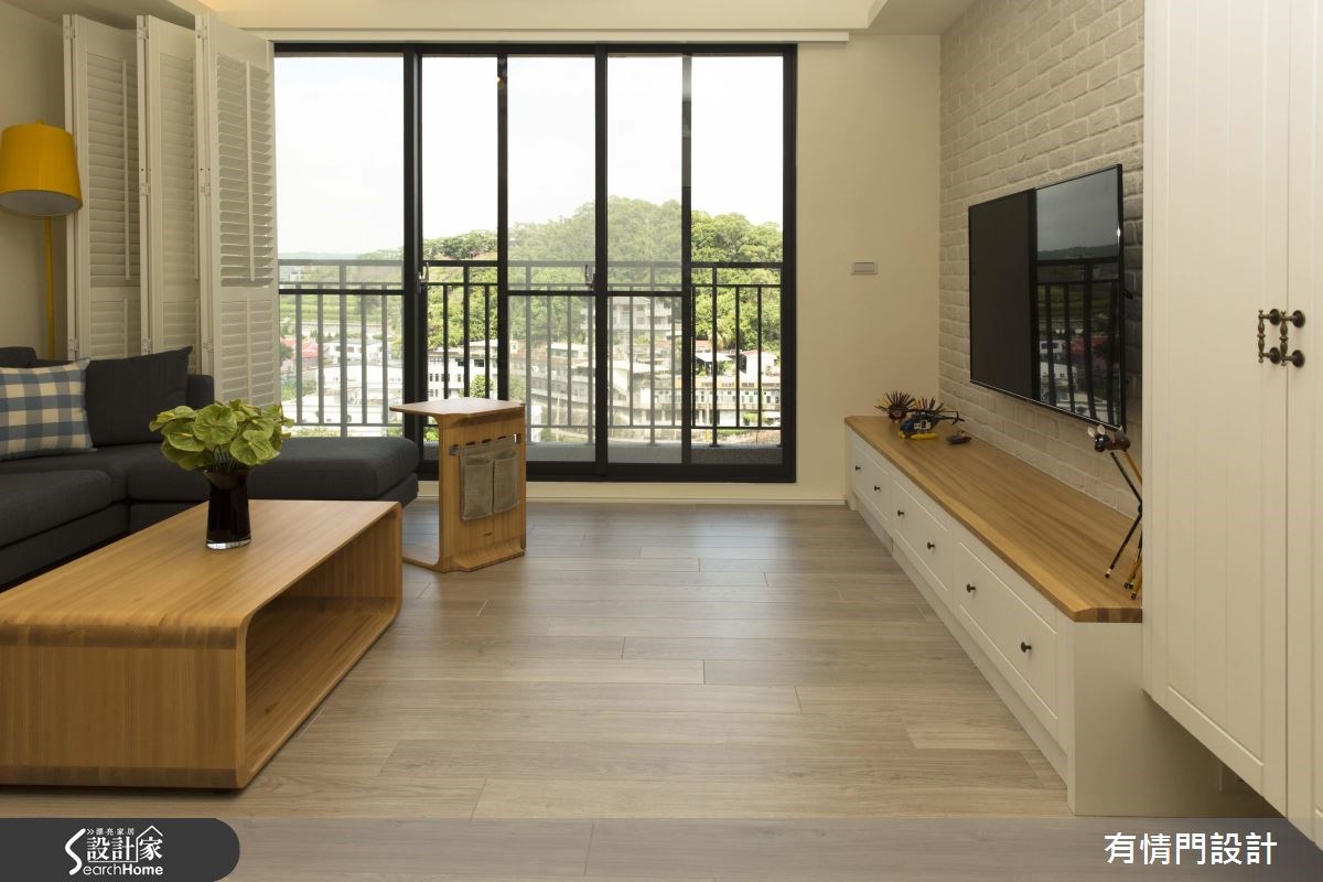 22坪新成屋(5年以下)＿鄉村風客廳案例圖片＿有情門＿有情門_13之7