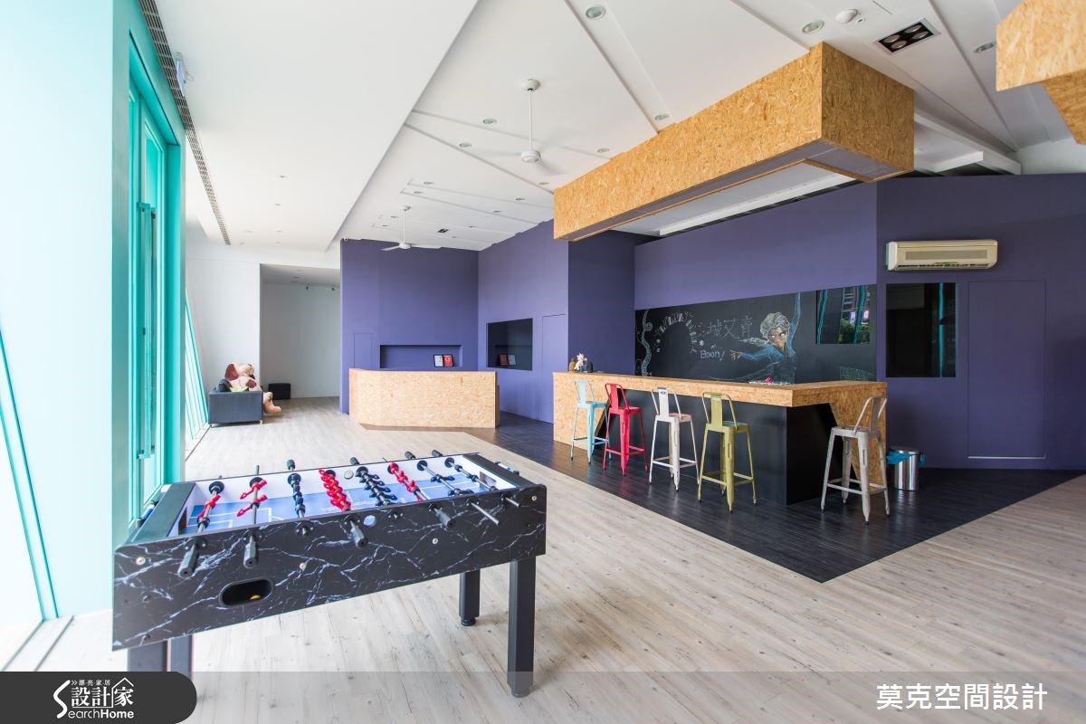 100坪預售屋＿北歐風吧檯案例圖片＿莫克空間設計/莫國箴建築師事務所＿莫克_01之3