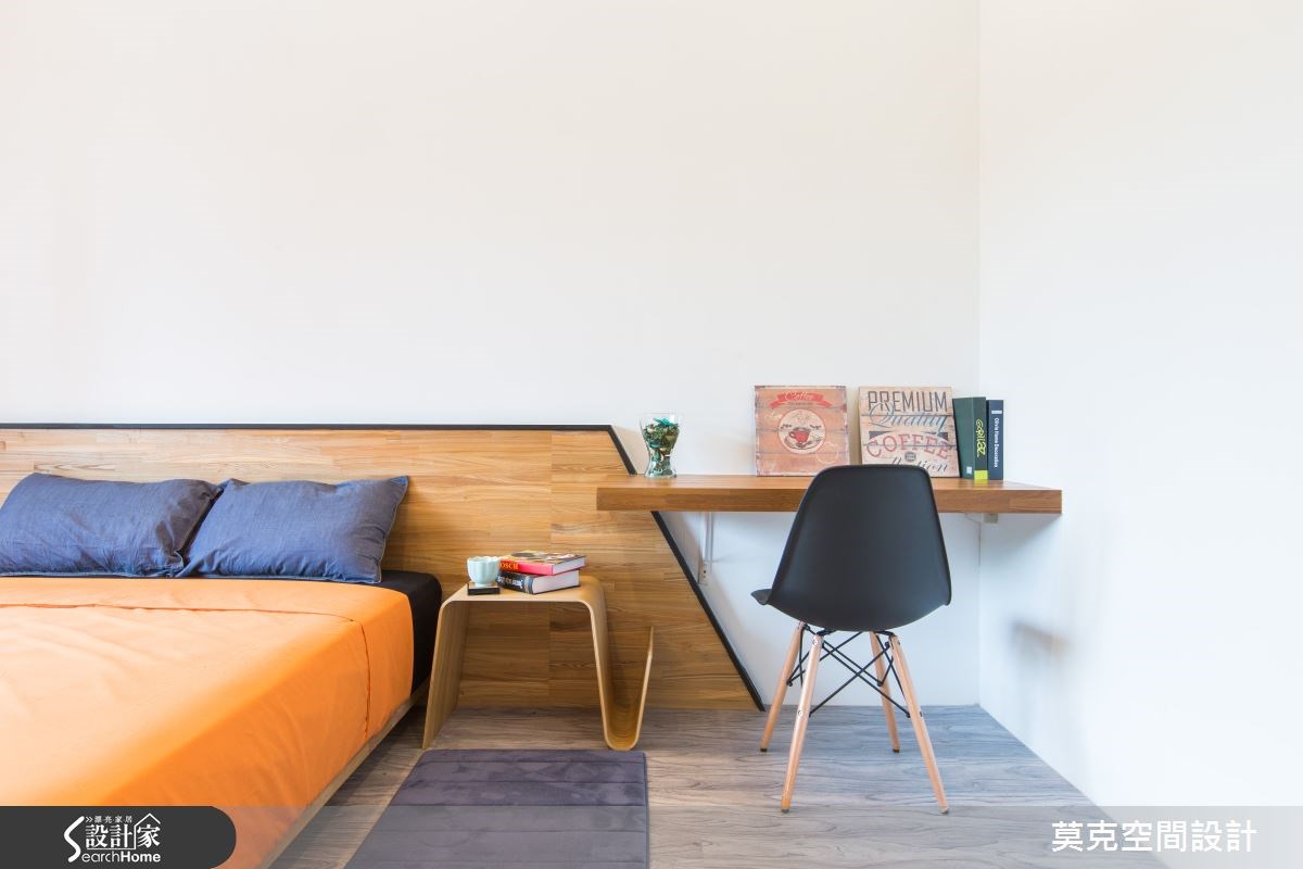 100坪預售屋＿北歐風臥室案例圖片＿莫克空間設計/莫國箴建築師事務所＿莫克_01之13