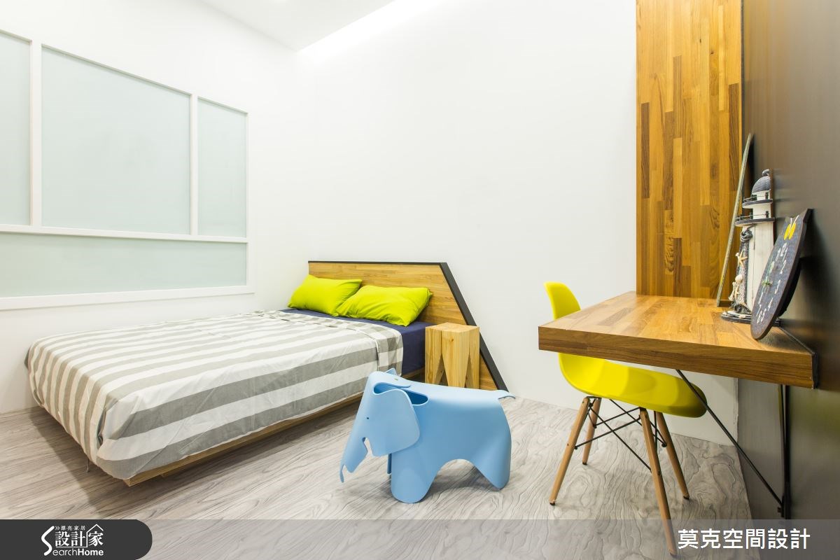 100坪預售屋＿北歐風臥室案例圖片＿莫克空間設計/莫國箴建築師事務所＿莫克_01之14