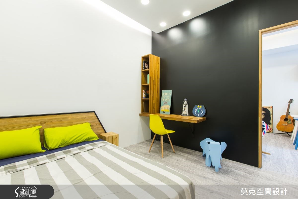 100坪預售屋＿北歐風臥室案例圖片＿莫克空間設計/莫國箴建築師事務所＿莫克_01之15