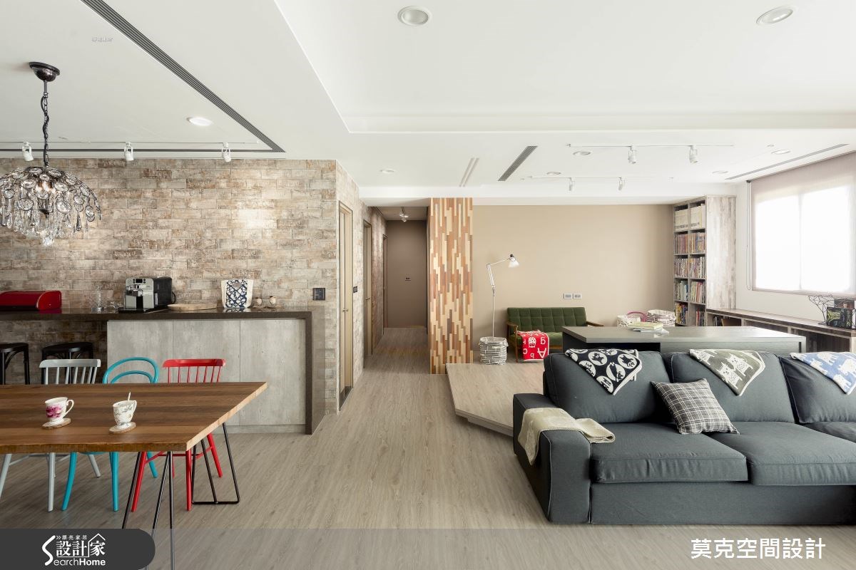35坪新成屋(5年以下)＿北歐風吧檯案例圖片＿莫克空間設計/莫國箴建築師事務所＿莫克_02之4